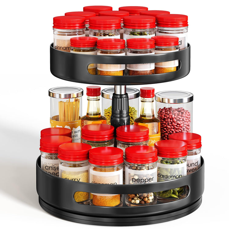 Lazy Susan Spice Rack Organizer for Cabinet
