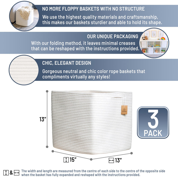 13x15x13 Kallax Storage Cubes (3 Count)