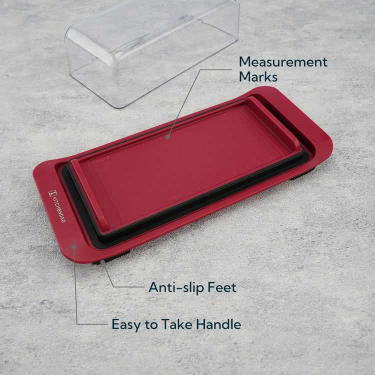 Airtight Butter Dish with Lid for Countertop and Fridge