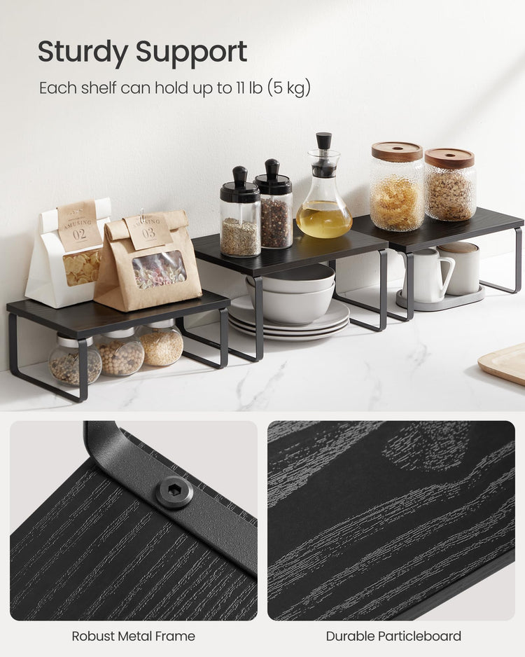 Cabinet Organizer Shelf (3 Count)