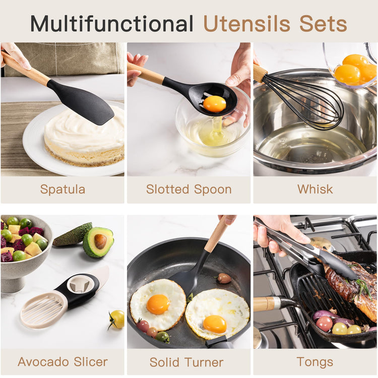 39 PCS Kitchen Utensils Set (39 Count)