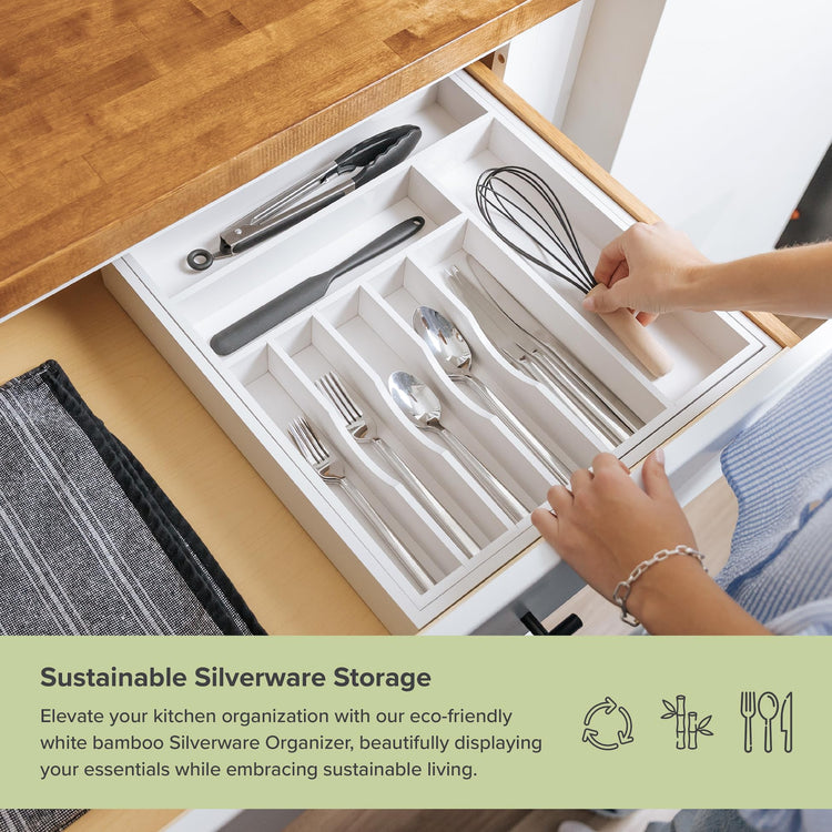 Silverware & Utensil Drawer Organizer