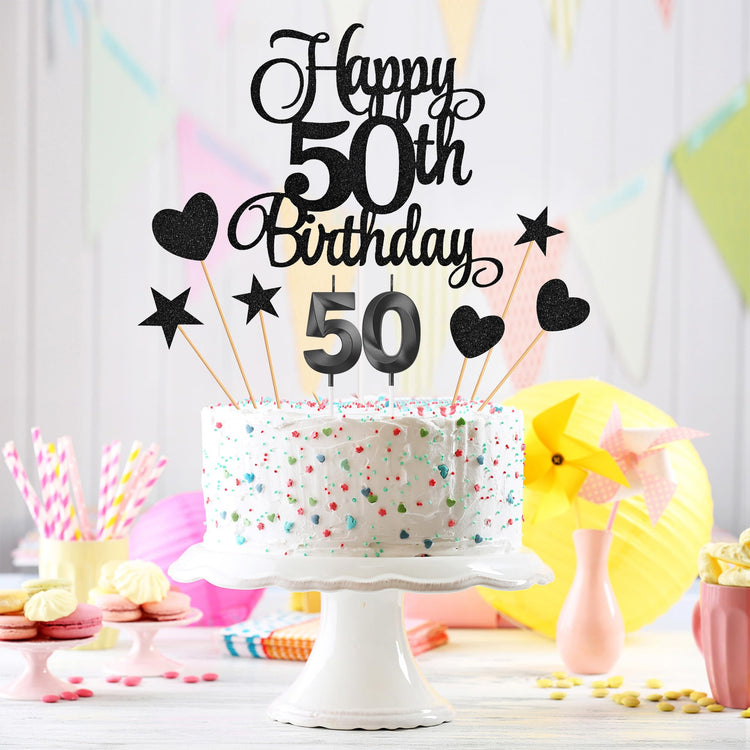 50th Birthday Cake Decorations