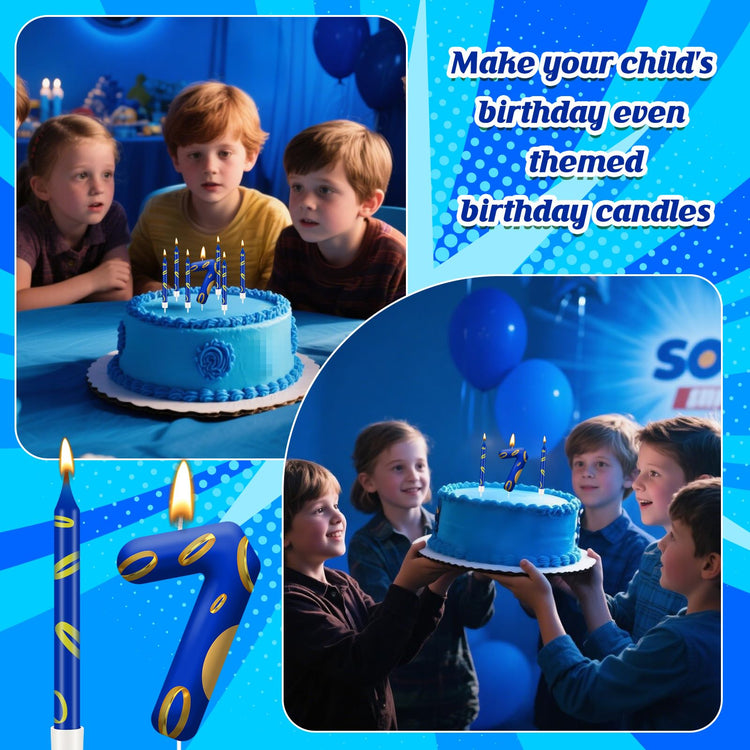 13PCS Birthday Cake Candles Set (13 Count)