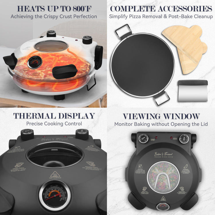 Electric Pizza Oven Indoor Countertop