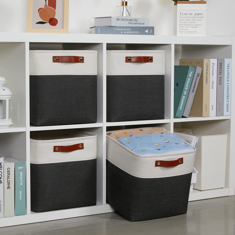 Set Of 4 Cube Storage Bins (4 Count)
