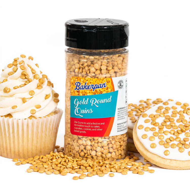 Quins Sprinkles for Cake Decorating (4 Ounce)