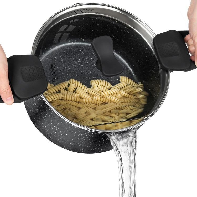 6 Quart Granite Nonstick Pasta Pot with Strainer Lid