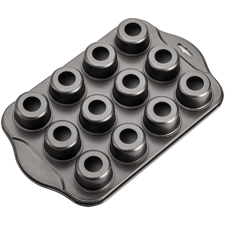 12 Cavity Mini Cheesecake Pan with 24 Pieces Removable Bottom