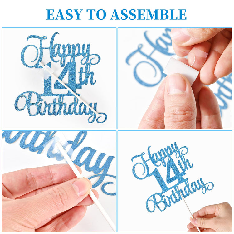 14th Birthday Cake Decorations