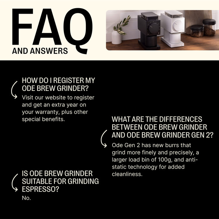 Ode Gen 2 64mm Flat Burr Coffee Grinder