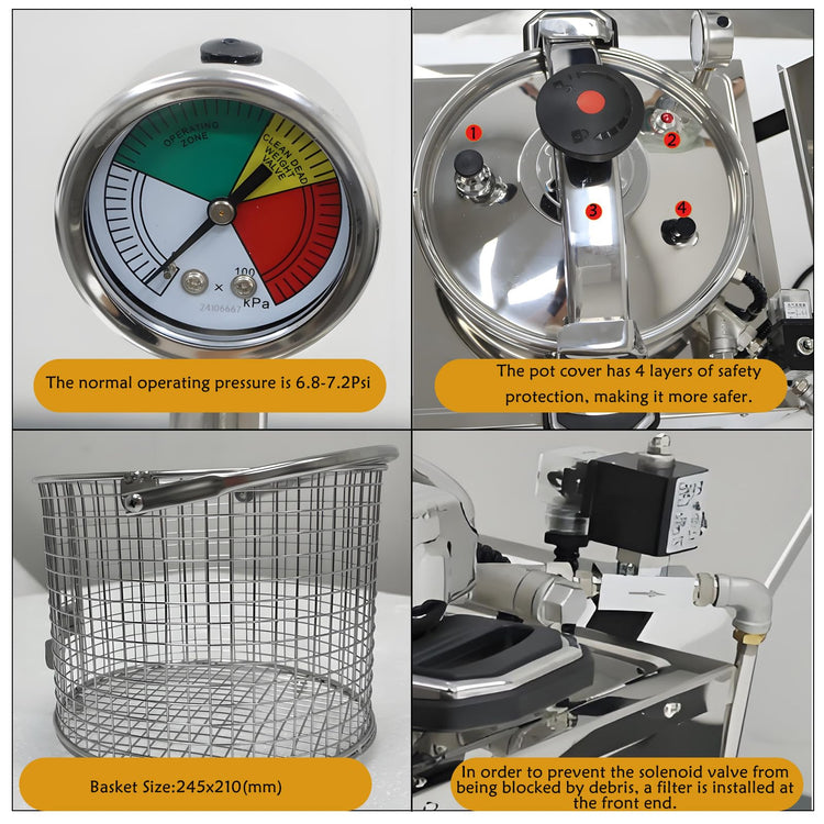 16L Electric Pressure Fryer