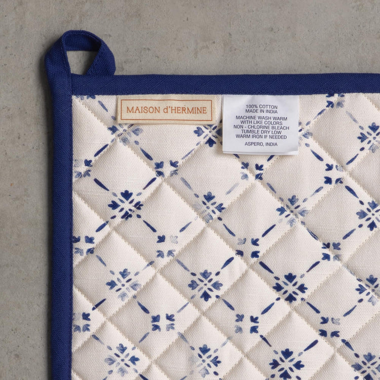 100% Cotton Oven Mitt & Pot Holder Set