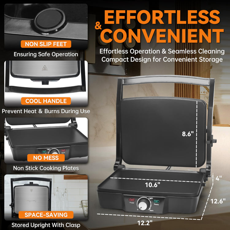 Panini Press Electric Griddle