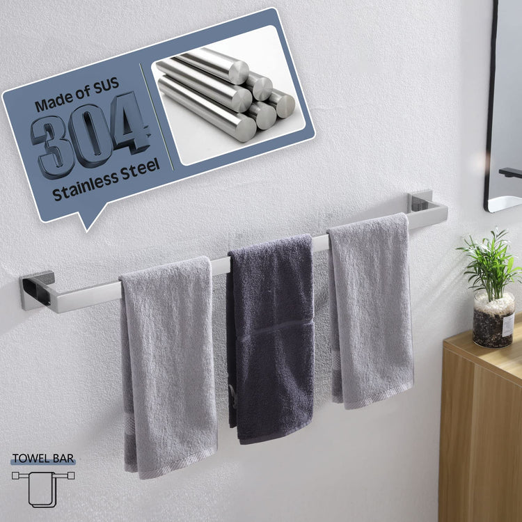 32 Inch Single Towel Bar
