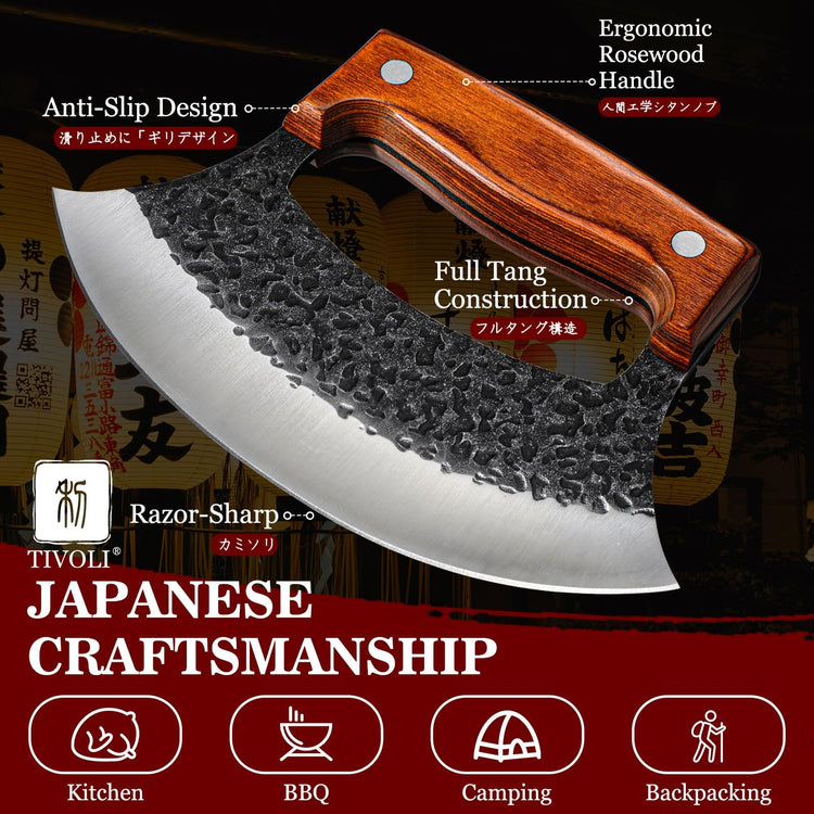 Hand Forged Ulu Knife