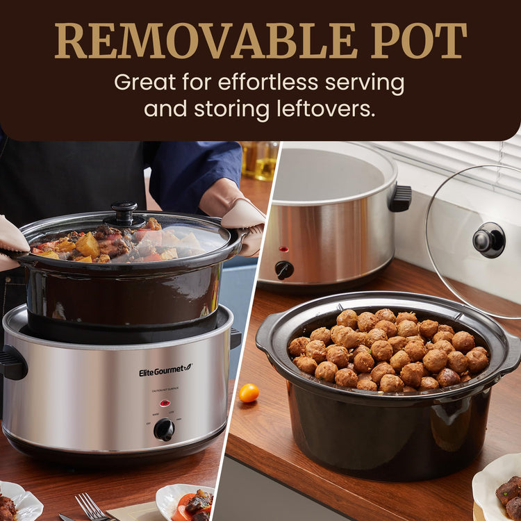 Stainless Steel Slow Cooker