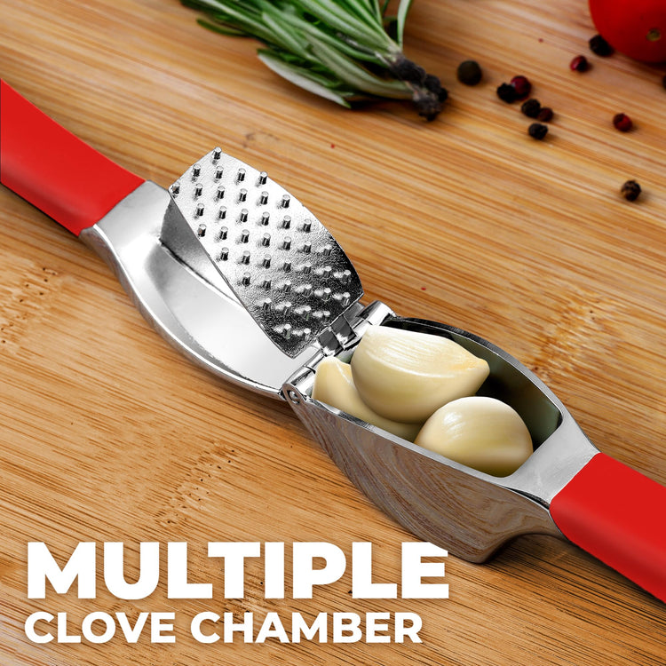 Metal Comfort Grip Garlic Press