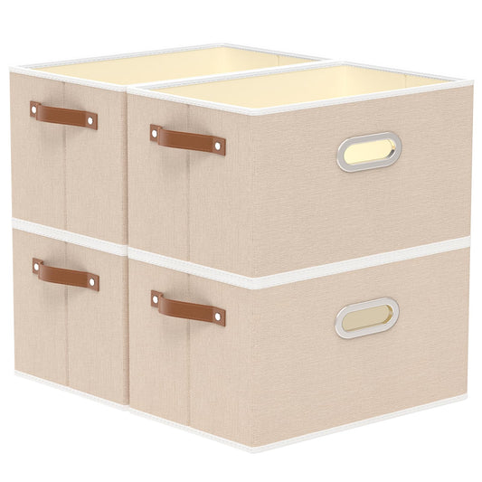 Foldable Storage Baskets for Shelves