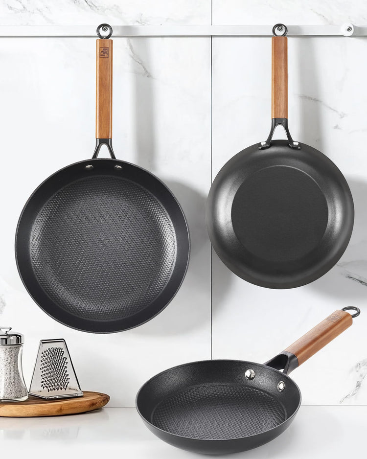 Cast Iron 8 10 Inch Nonstick Skillets (2 Count)