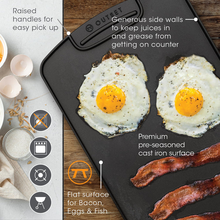 Cast Iron Grill Griddle