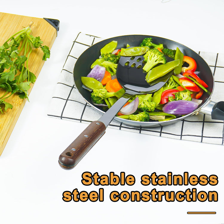 Stainless Steel Wok Spatula (3 Count)