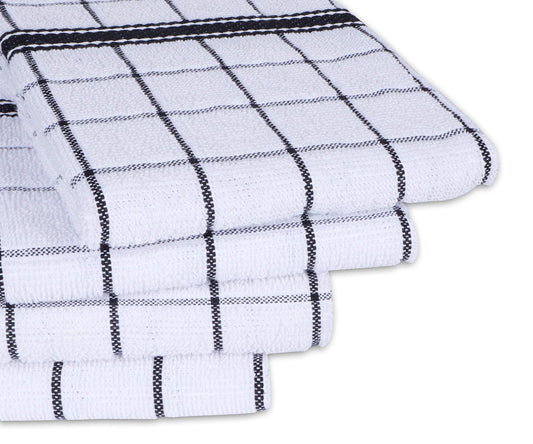 Terry Cotton Kitchen Towels 4 (4 Count)