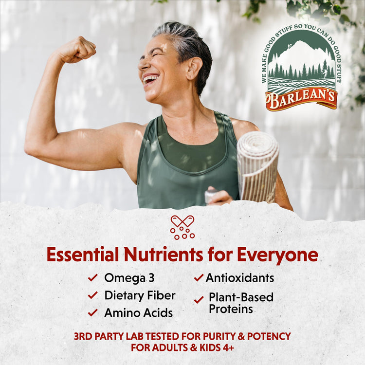 Organic Digestive Seed Blend Fiber Supplement with Whole Chia (12 Ounce)