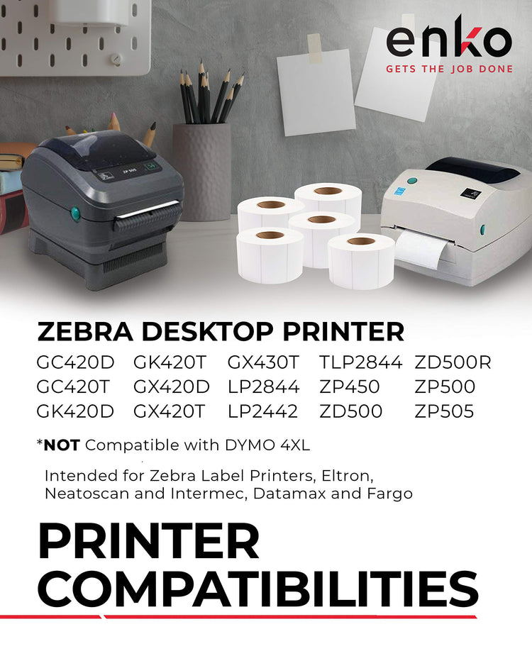 4 x 2-1/2 in 3 Rolls | 1860 Direct Thermal Address Labels (3 Count)