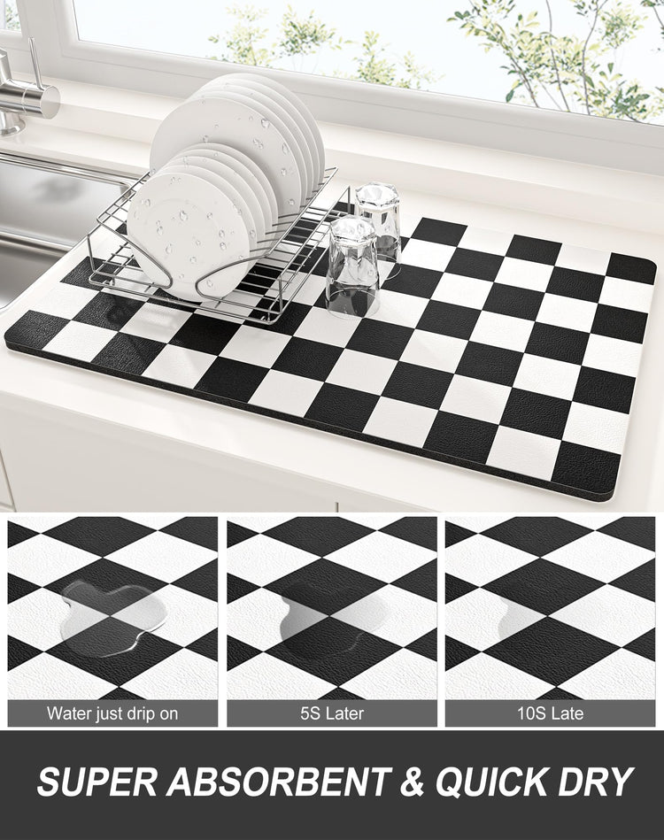 Dish Drying Mat for Kitchen Counter
