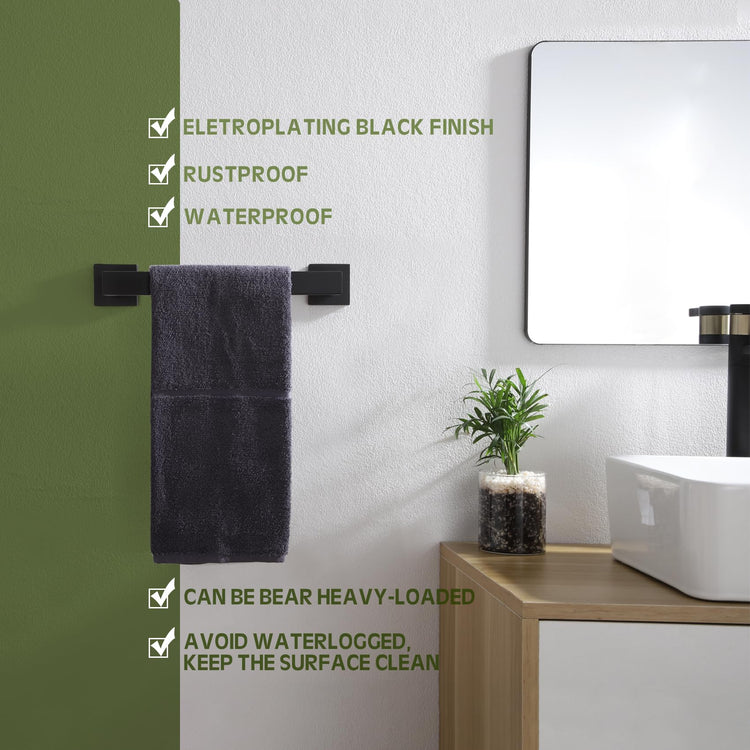 12 Inch Single Towel Bar (2 Count)