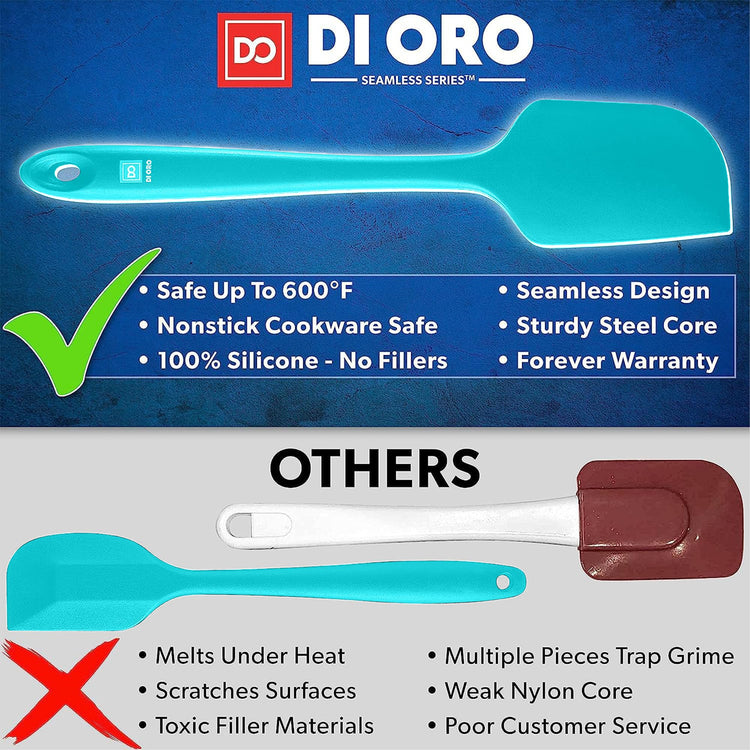 DI ORO Silicone Spatula Set (5 Count)