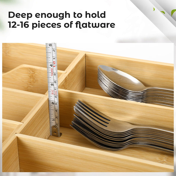 Silverware Organizer for Kitchen Drawers