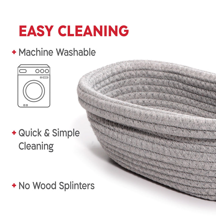 Cotton Rope Banneton Bread Proofing Basket Set (2 Count)