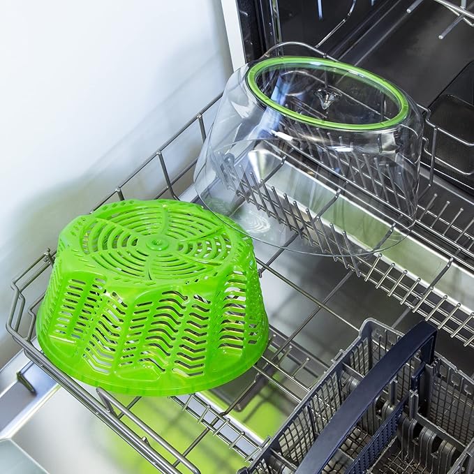 Zyliss E940011 Easy Spin 2 Salad Spinner-Small Green, Plastic