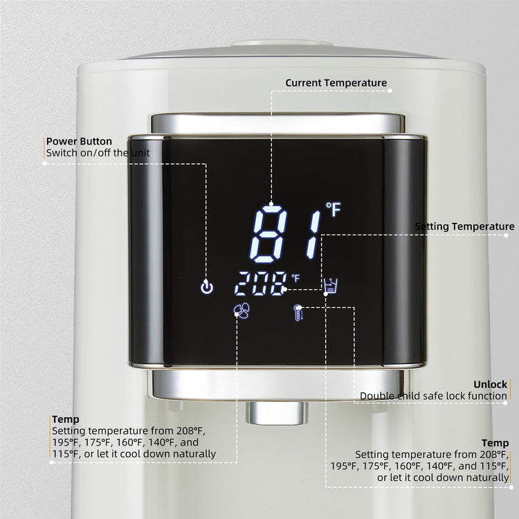 OCTAVO Water Boiler & Warmer 5 Liter