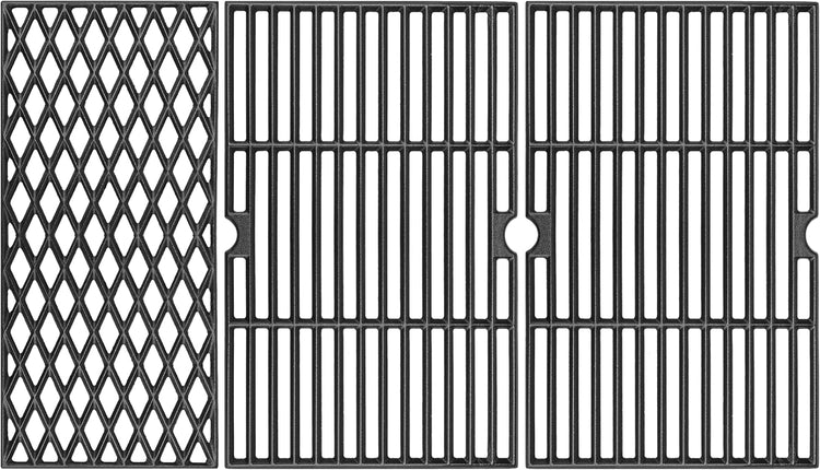 Uniflasy Cast Iron Cooking Grates for Dyna glo DGH474CRP DGH483CRP DGF493BNP DGF493PNP-D DGB495SDP DGB495SDP-D DGB493SPB DGB463CNP DGB494SPB 70-01-911 70-02-656 Cooking Grid Replacement Part Kit