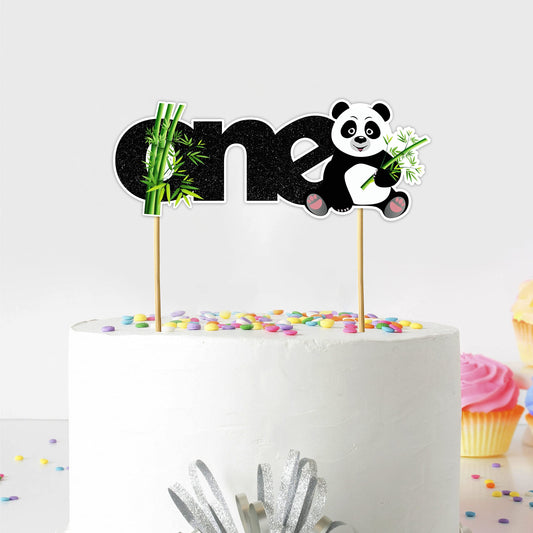 Panda One Cake Topper