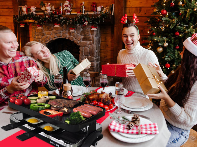 Raclette Grill with Extra Stone Plate
