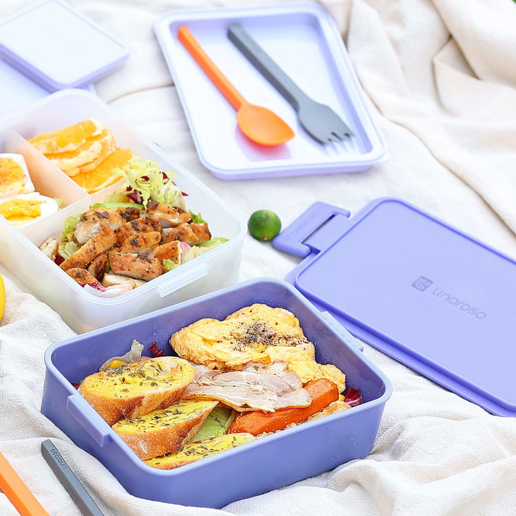 Stackable 2 Tier Adult Bento Box