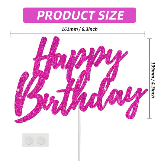 Happy Birthday Cake Topper