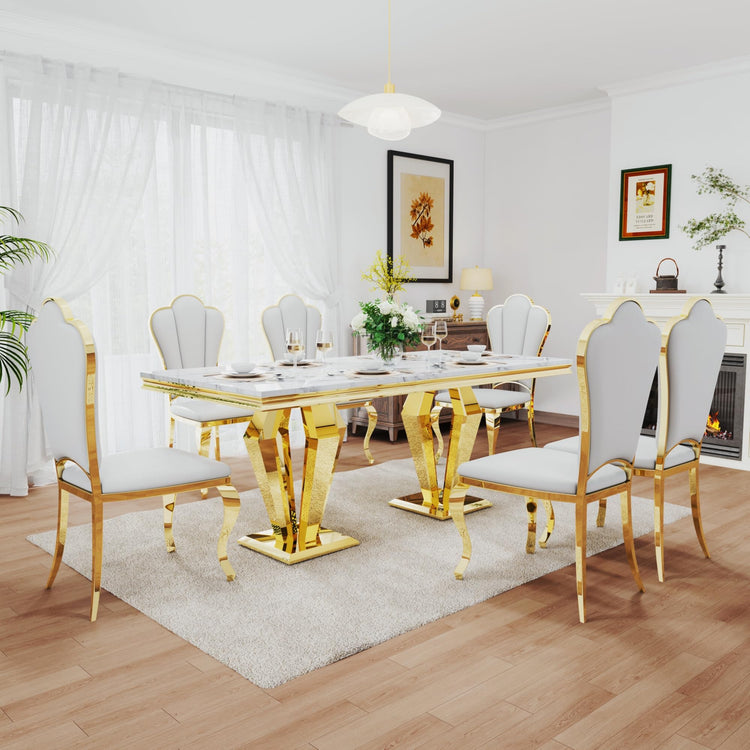 7 Piece Luxury Dining Room Set (7 Count)