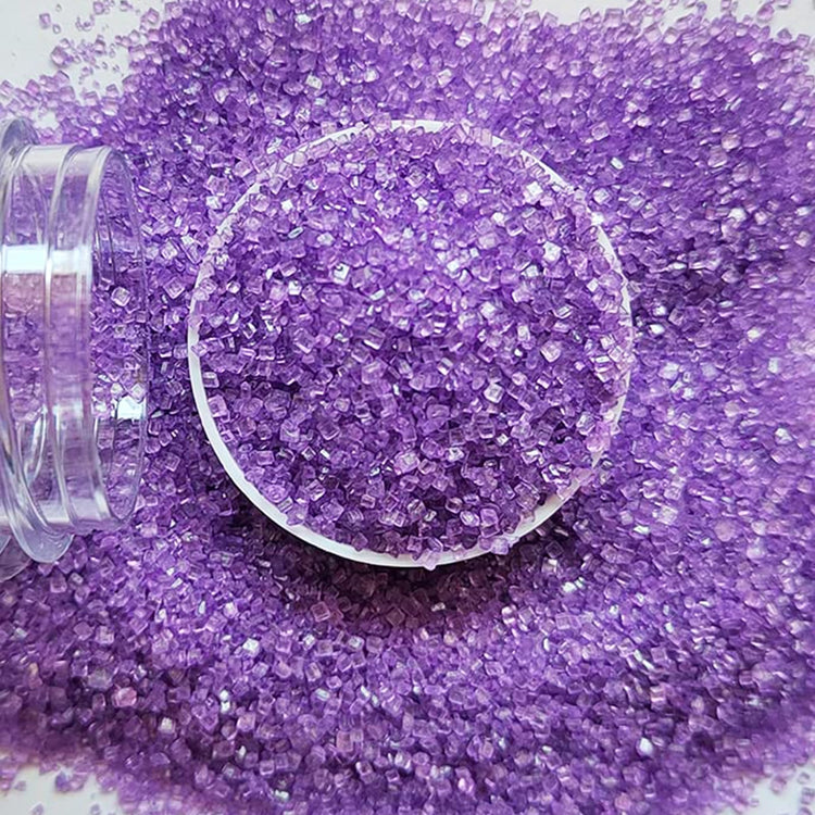 Purple Sanding Sugar for Baking Edible Sparkling Sugar Sprinkles Coarse Sugar Crystals for Baking Topping Cake Cookie Cupcake Topper Ice Cream Decoration Supplies 3.2 OZ (3.2 Ounce)