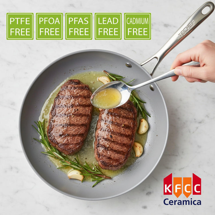 CeraTerra Ceramic Nonstick Frying Pan Skillet