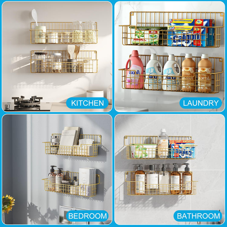 Spice Rack Wall Mount (4 Count)