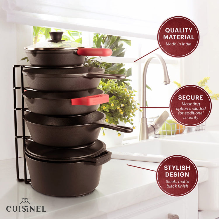 Pan Organizer for Cast Iron