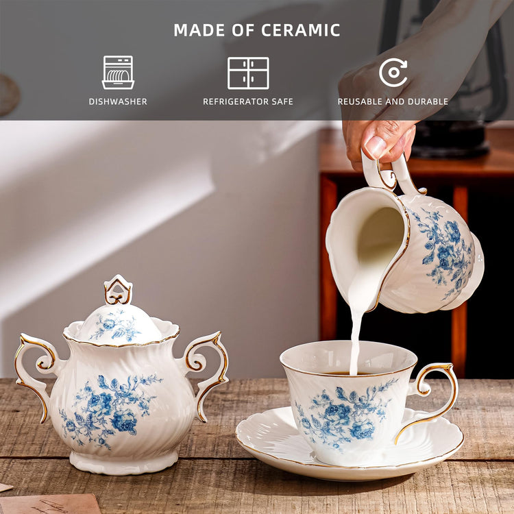 Sugar and Creamer Set Ceramic