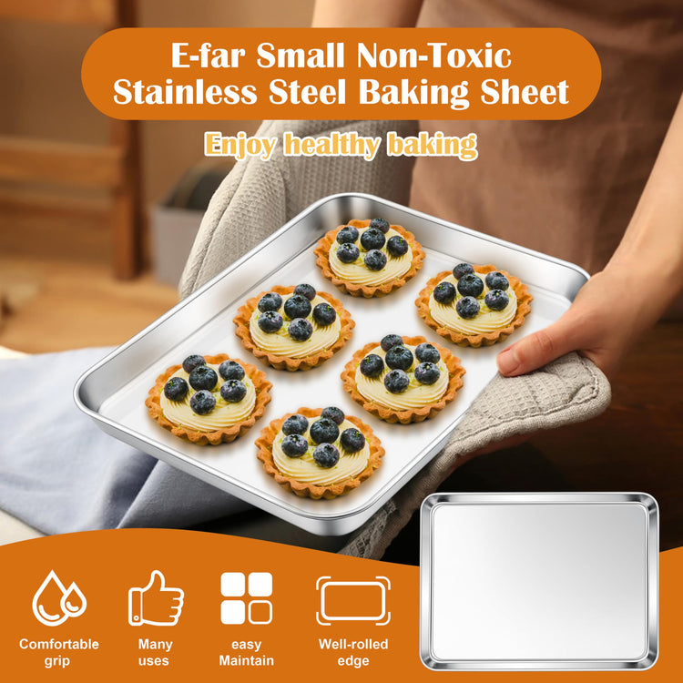 10.5” x8.3” Baking Sheet Set of 4 (4 Count)