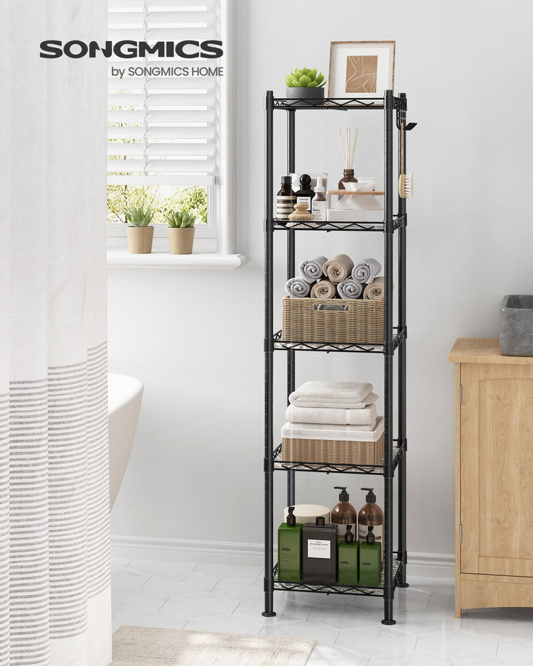 5 Tier Bathroom Shelf