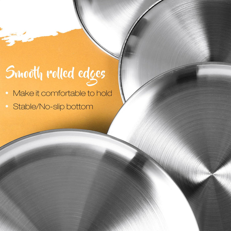 8 Pieces Silver Pizza Pans 8 (8 Count)